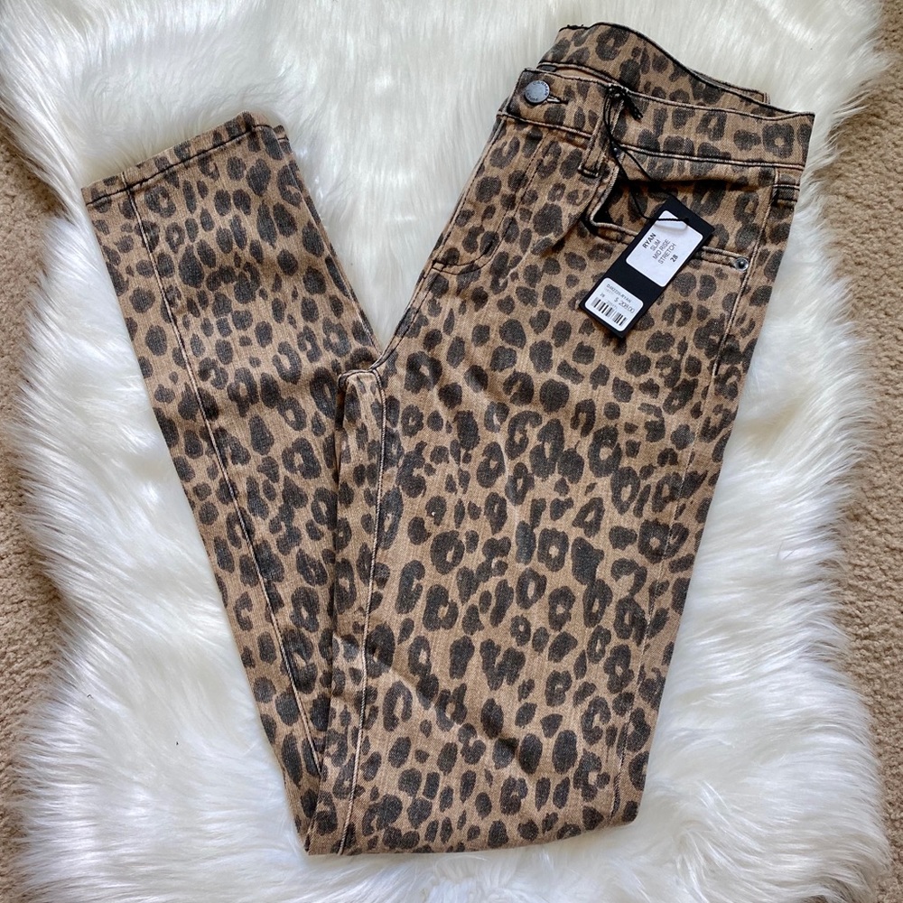 CARMAR LEOPARD RYAN SLIM FIT MID RISE JEANS